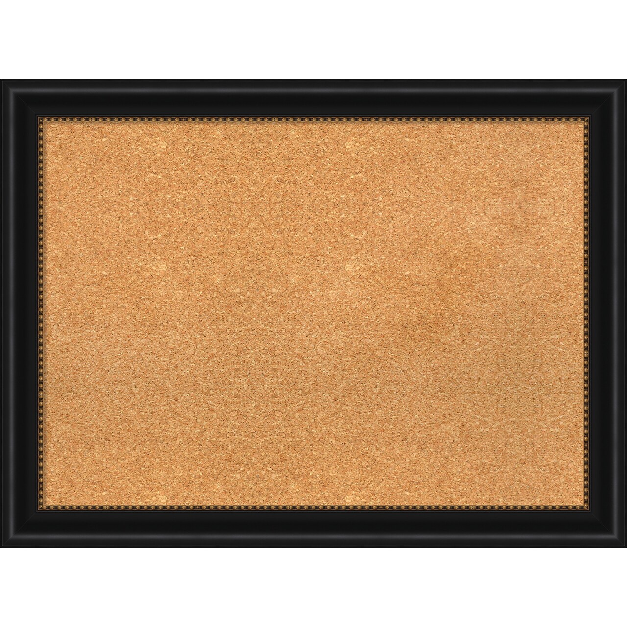 Cork Board, Manhattan Black Frame - Bulletin Board, Organization Board, Pin Board
